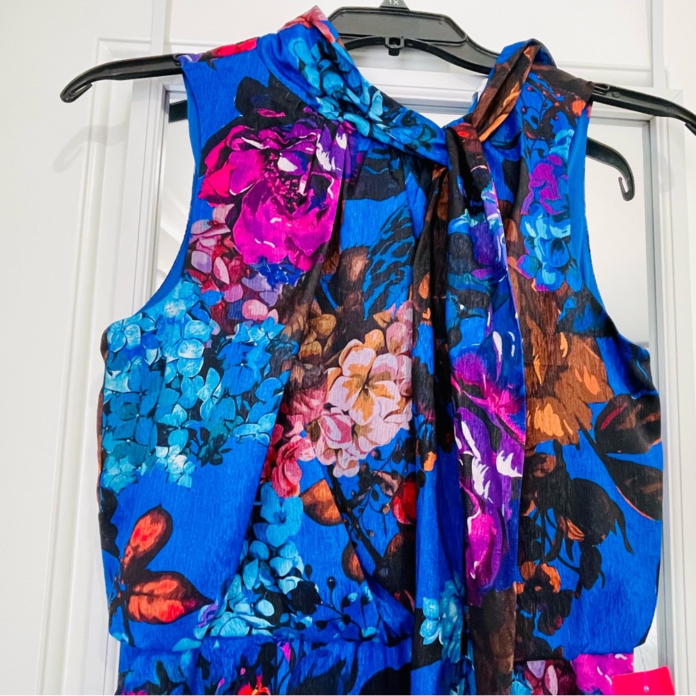 Beautiful Floral Print Long Dress